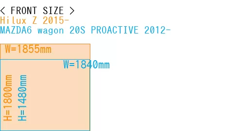 #Hilux Z 2015- + MAZDA6 wagon 20S PROACTIVE 2012-